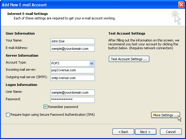 how to setup outlook 2007 in windows 7